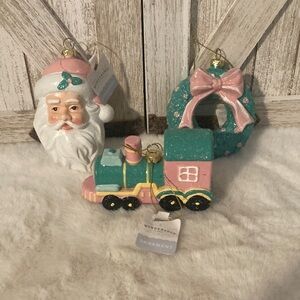 Target 2022 Wondershop Santa, Wreath & Train Ornaments